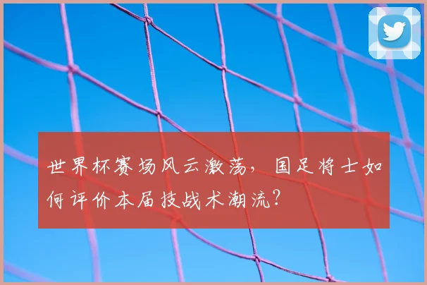 世界杯赛场风云激荡，国足将士如何评价本届技战术潮流？